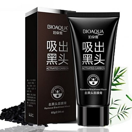 Купить Черная маска от прыщей и черных точек Bioaqua Black Mask ...