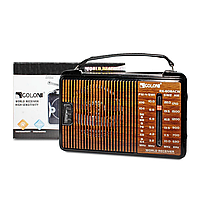 Портативный радиоприемник GOLON RX-608 | Приемник FM, AM, SW1, SW2, TV | Радио переносное