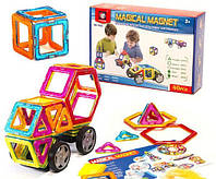Магнитный конструктор Magical Magnet 40 деталей | Детский 3D конструктор