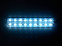 Підсвічування салону 12V LED "Призма" 2-а - 12см - Біла - (5630) - 2A 18LED
