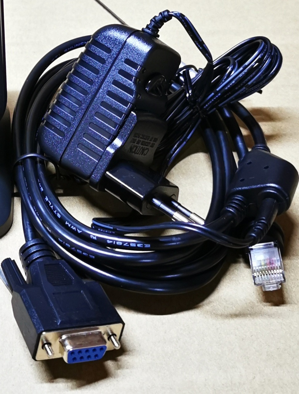 Кабель RS232 для сканерів Asianwell AW-2055, AW-2058, AW-6208 + Блок живлення USB+RS232