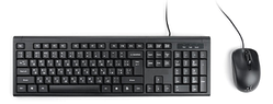 Клавіатура та мишка брендові Logitech та Dell чорний