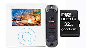Комплект відеодомофону BCOM BD-480M White Kit