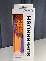 Расческа Janeke Superbrush 1830 Фиолетовая с оранжевым