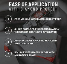 Швидке керамічне покриття - Diamond Quick Body 100 мл. (DPTDQBXX100EU), фото 6