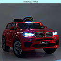 Дитячий електромобіль джип BMW X5M Bambi червоний на акумуляторі, фото 6