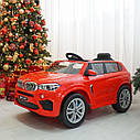 Дитячий електромобіль джип BMW X5M Bambi червоний на акумуляторі, фото 2