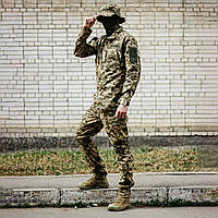 Военная форма ВСУ Летняя пиксель ММ14, тактическая форма пиксель Рип Стоп, размер 46 мужская армейская одежда