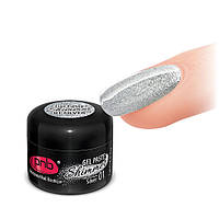 Гель паста із шиммером PNB Shimmer Gel Paste 01 (срібна), 5 мл