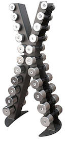 Стійка із хромованими гантелями (для набору 0,5-10 кг) SiverSport SVS-135.1