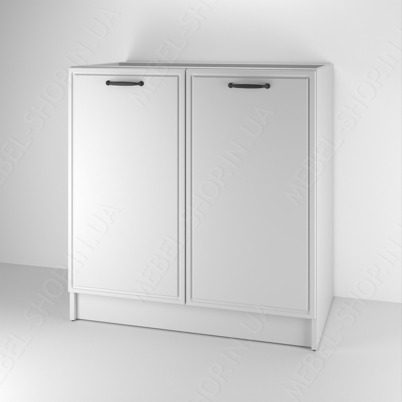 Тумба кухонна з полицею з ДСП та МДФ фасадом 80 см завширшки Підлоговий модуль для кухні без стільниці, фото 1