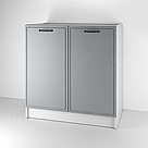 Тумба кухонна з полицею з ДСП та МДФ фасадом 80 см завширшки Підлоговий модуль для кухні без стільниці, фото 3