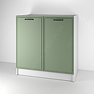 Тумба кухонна з полицею з ДСП та МДФ фасадом 80 см завширшки Підлоговий модуль для кухні без стільниці, фото 4