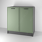 Тумба кухонна з полицею з ДСП та МДФ фасадом 80 см завширшки Підлоговий модуль для кухні без стільниці, фото 6