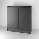 Тумба кухонна з полицею з ДСП та МДФ фасадом 80 см завширшки Підлоговий модуль для кухні без стільниці, фото 8