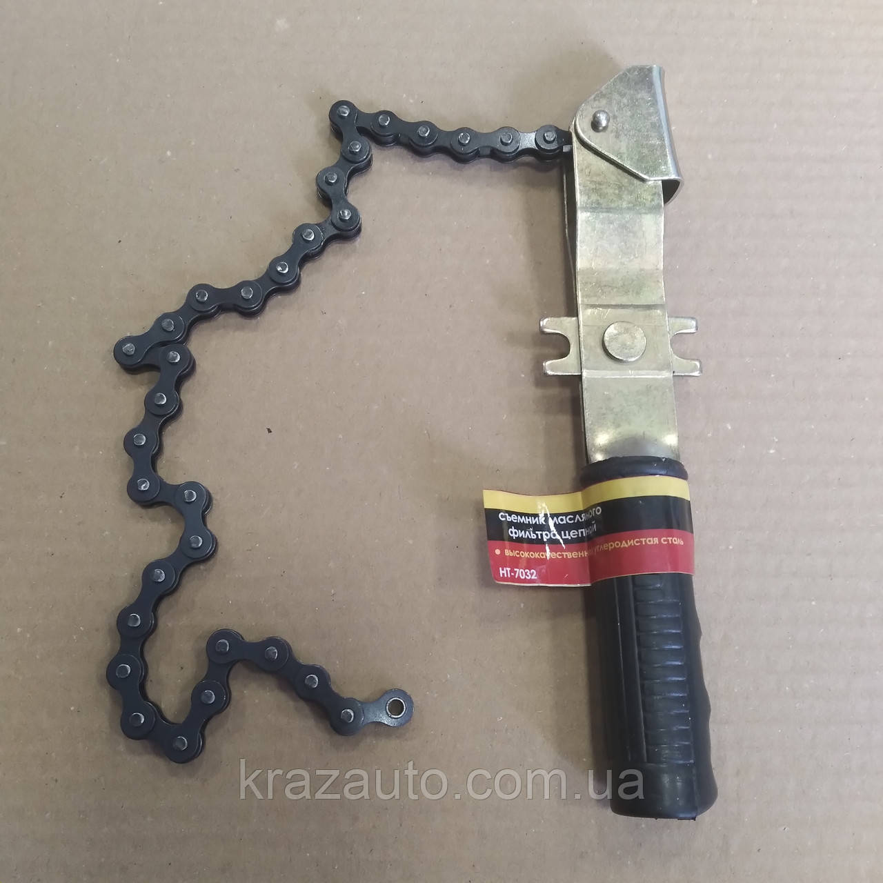 Знімач масляного фільтра ланцюговий INTERTOOL HT-7032