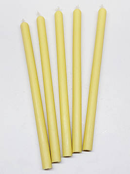 5 шт Воскові свічки білі, 2 години 30 хвилин Код/Артикул