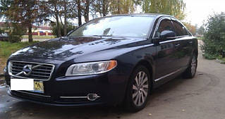 Вітровики "CT" дефлектори вікон на авто Кобра Volvo S80 II 2006+