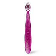 ЗУБНА ЩІТКА ТМ Radius Тотс Totz Toothbrush екстра м'яка 18 місяців+ (рожевий блиск), фото 4