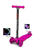 Самокат детский Scooter Maxi синий, красный, голубой, розовый, фиолетовый (SL-1Y) Красный