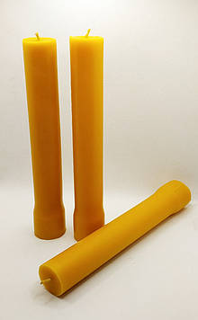 Еко свічка. Свічка із натурального бджолиного воску. 40 годин горіння Код/Артикул