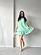 Стильне плаття сарафан на літо з воланом костюмка, фото 2