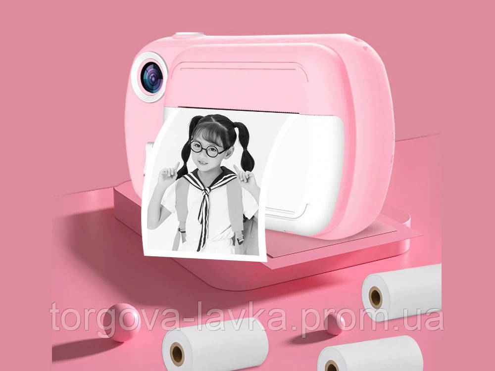 Фото видео камера с термопринтером Childrens Camera Wi-Fi 24MP детская - фото 5 - id-p1804693390