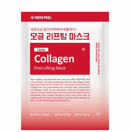 Тканинна маска з ліфтинг-ефектом MEDI-PEEL Red Lacto Collagen Pore Lifting Mask 30ml (345741)