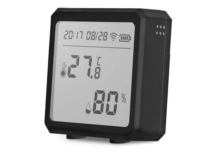 Умный термогигрометр Tuya Smart life Wifi с датчиком температуры и ...