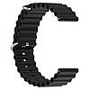 Ремінець силіконовий Primolux Ocean для годинника Garmin Vivoactive 3 / Vivomove HR / Forerunner - Black, фото 2