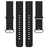 Ремінець силіконовий Primolux Ocean для годинника Garmin Vivoactive 3 / Vivomove HR / Forerunner - Black, фото 3