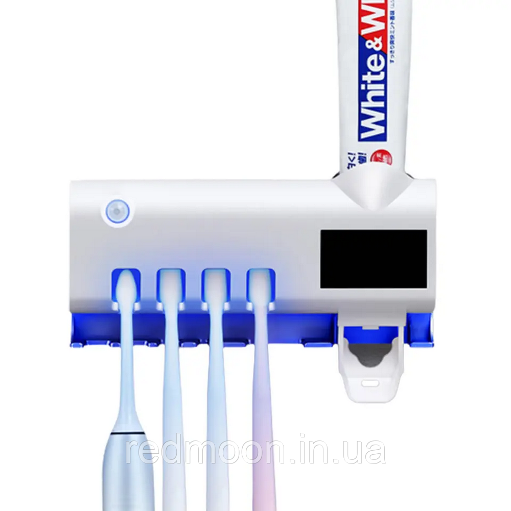 Тримач зубних щіток зі стерилізатором Brush Sterilizer / Диспенсер для зубної пасти