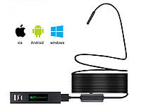 Эндоскоп Wsdcam Wi-Fi HD 1200P для Android USB 5 м Жесткий кабель