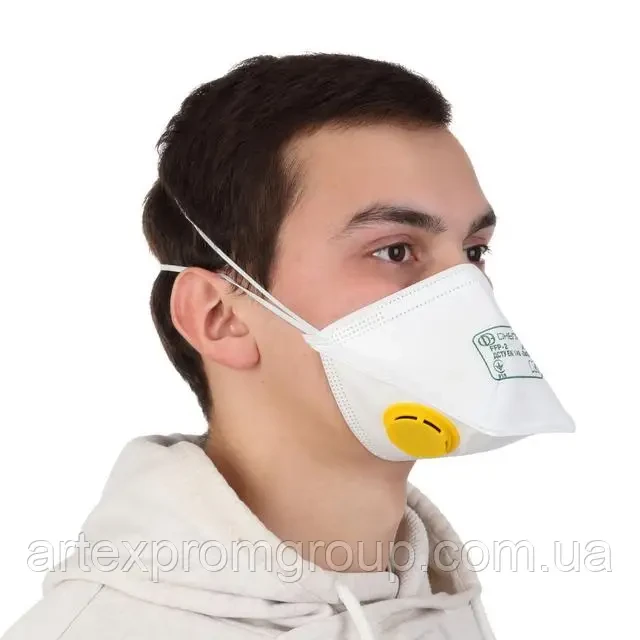 Респиратор СИЗ на Производстве Днепр 2К Маска Защитная с Клапаном ...