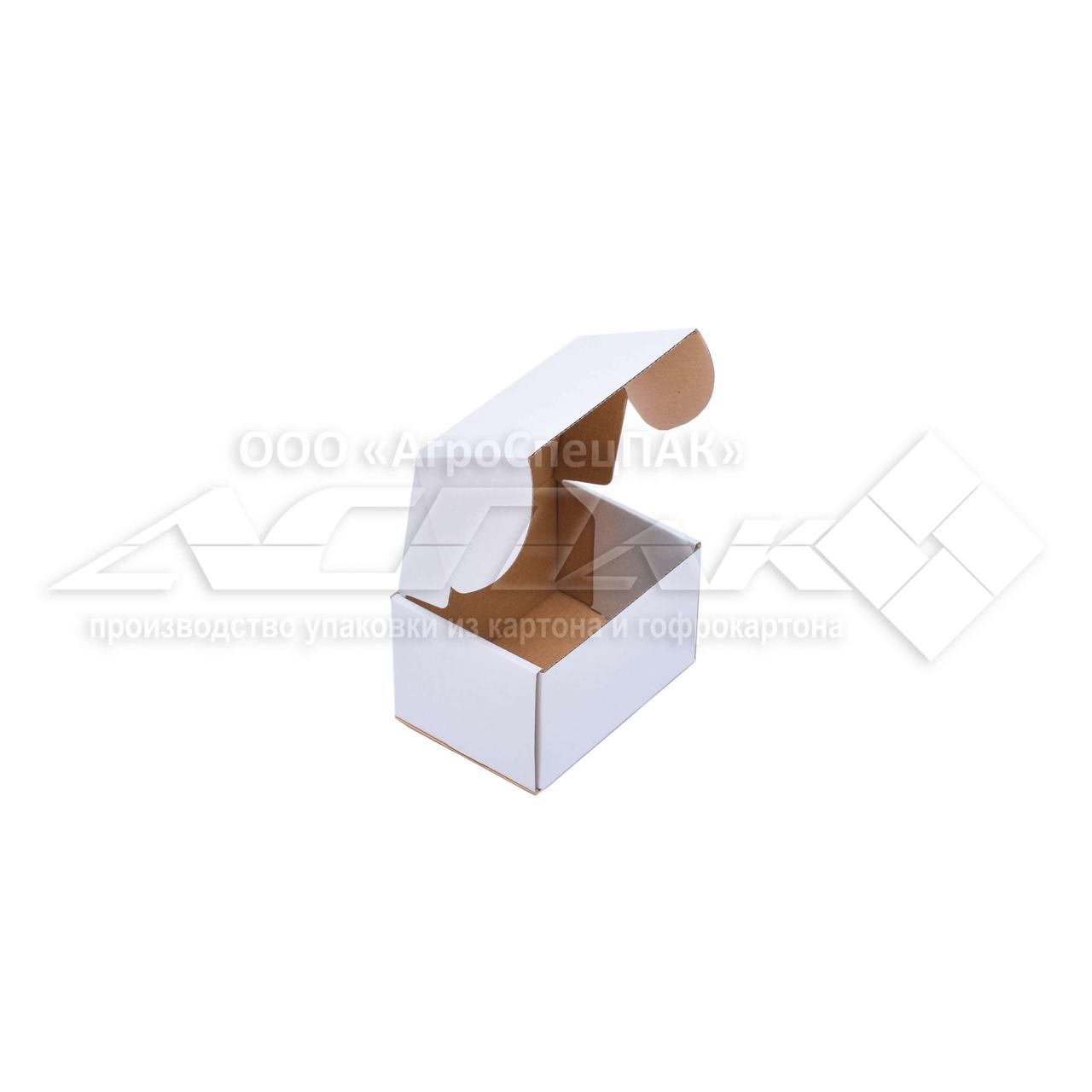 Коробка картонна 17х12х9 (см) 0,5 кг. біла. Коробки для пошти 170 х 120 х 90 мм., фото 1