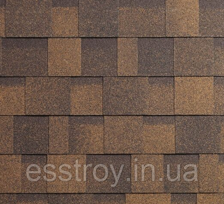 Бітумова черепиця IKO, модель CAMBRIDGE XPRESS (53) Autumn Brown, фото 1