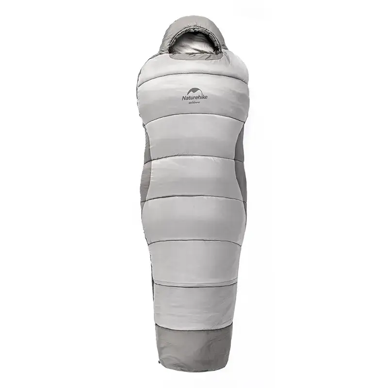Туристичний спальний мішок-кокон Naturehike P300 (до -13C) Сірий