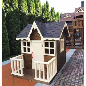 Будиночок дитячий дерев'яний вуличний Мокко ігровий у двір