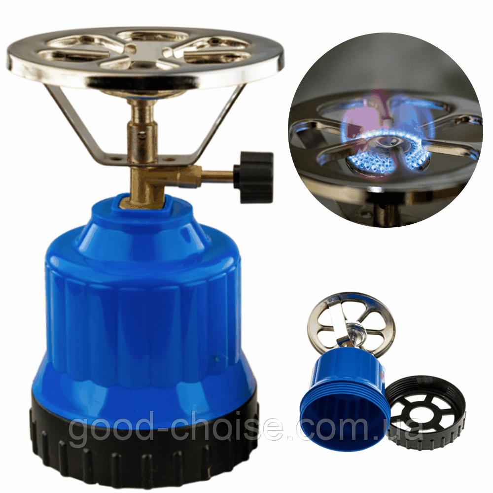 Туристична газова плита 1400 Вт, gas stove for tourist / Портативний газовий пальник для кемпінгу, фото 1