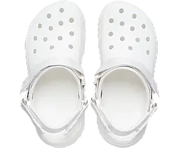 Crocs Classic Hiker Clog White/White Унісекс Сабо Крокс Класік Хайкер Білі — Оригінал, фото 4