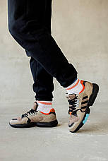Чоловічі кросівки Adidas ZX Torsion Sesame Black Simple Brown EE5444, фото 5