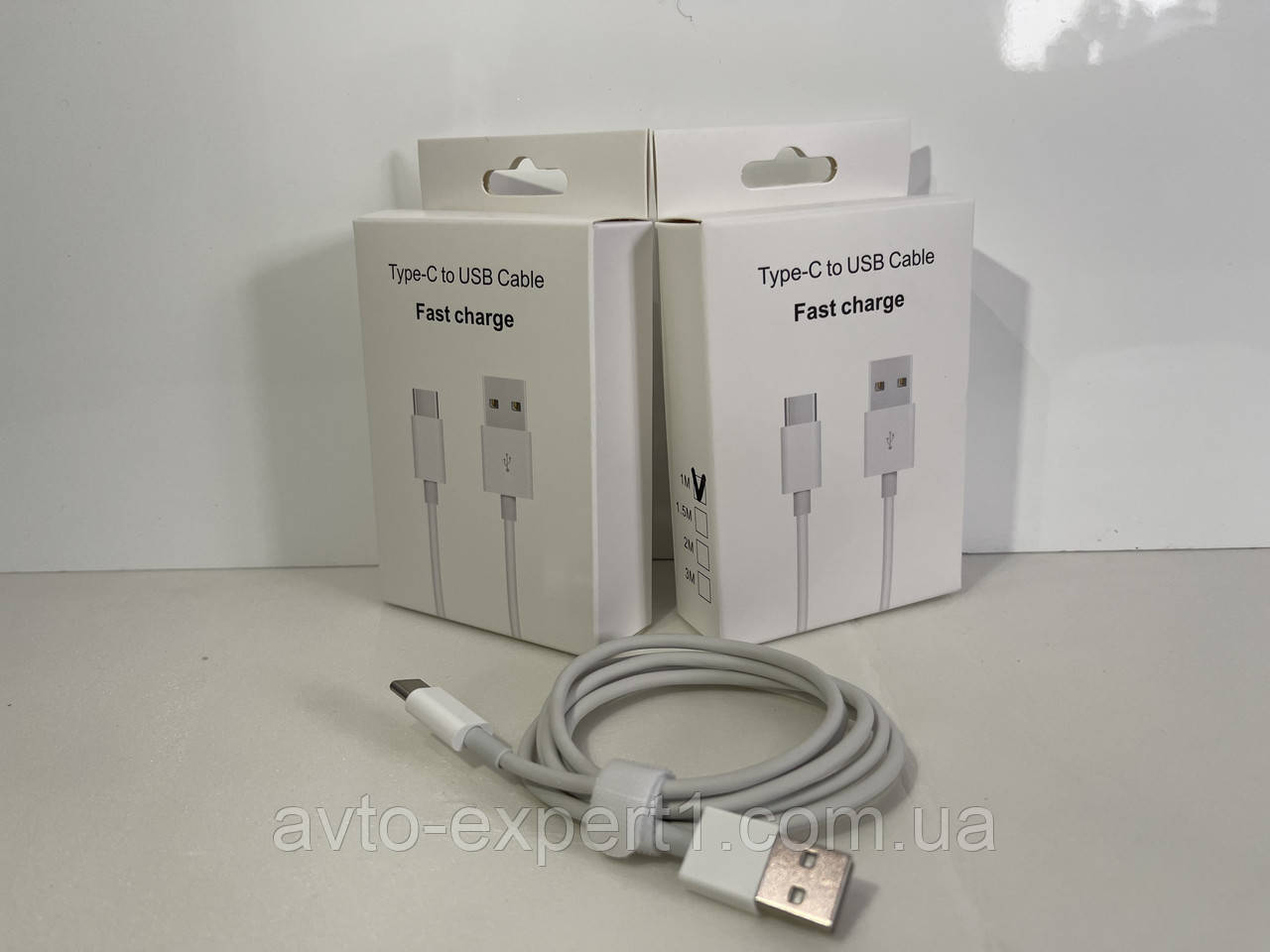 Дріт Usb Type-C 1 м/2м білий