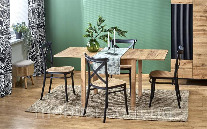 Стіл розкладний GRACJAN 80(160)x80 d÷b craft (Польща Halmar)