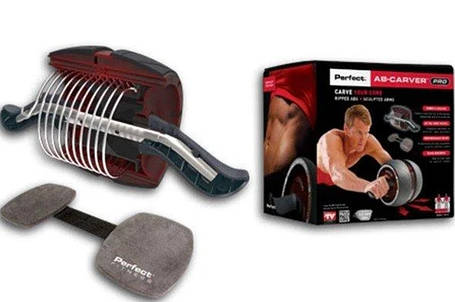 Тренажер для преса зі зворотним механізмом Perfect AB Carver Pro, Колесо для преса, фото 1