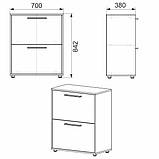 Тумба для взуття IdealMebel ТО-19, тумба в передпокій, тумбочка для взуття, взуттєва тумба, фото 9