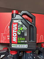 Масло для 4Т двигателей MOTUL / 5100 4T 10W50 / 4 л