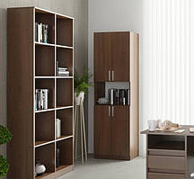 Книжкова шафа IdealMebel КШ-2, шафа для книг, шафа для документів, офісна шафа, полиці для книг