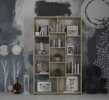 Книжкова шафа IdealMebel КШ-4, шафа для книг, стелаж для книг, шафа для документів і речей, офісна шафа