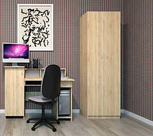 Книжкова шафа IdealMebel КШ-7, шафа для книг, стелаж для книг, шафа для документів і речей, офісна шафа