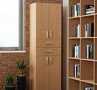Книжный шкаф IdealMebel КШ-11, шкаф для книг, стеллаж для книг, шкаф для документов и вещей, офисный шкаф